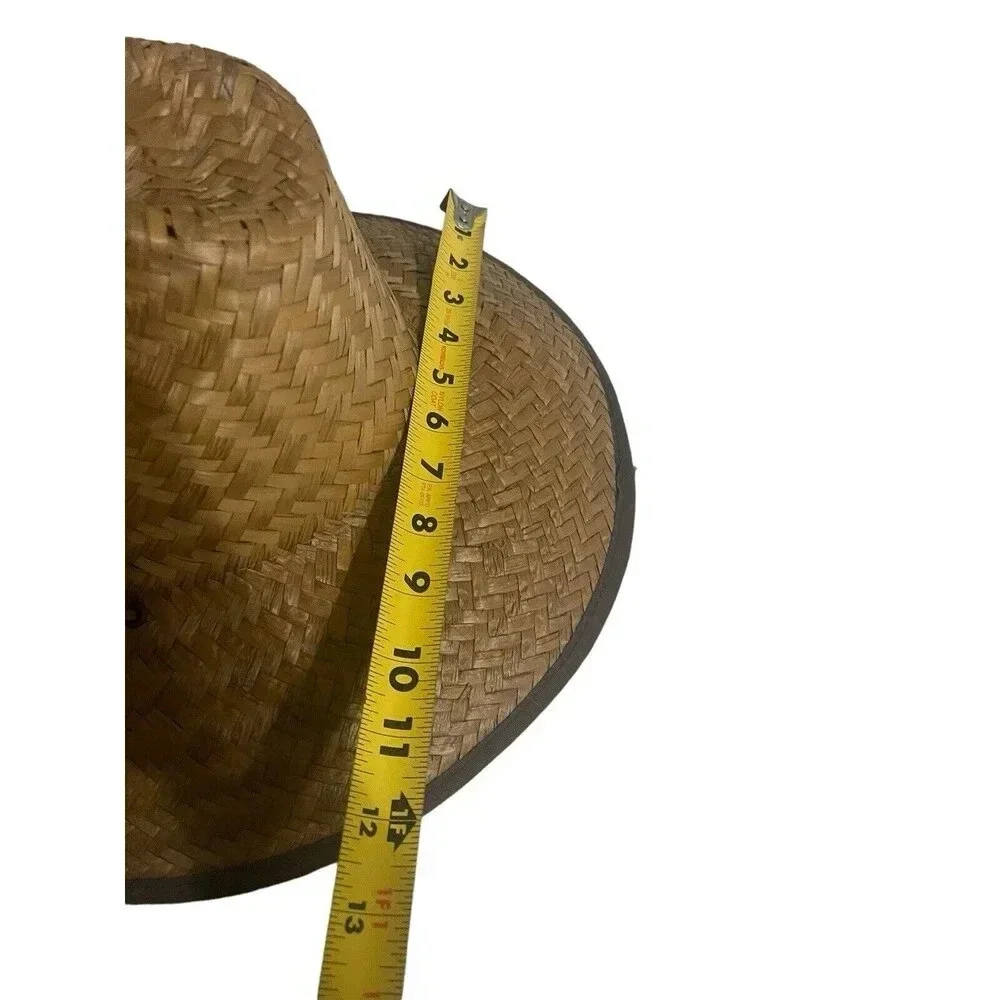 Jurassic World Straw Safari Sun Hat Draw Cord Adult OSFM 100% Straw Comfort Band